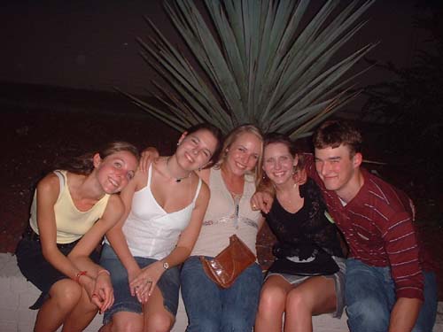 Kaeli, Natalie, Kate, Erin, and Super Dave